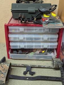 lot 256 image: Bow and Arrow Accessories and Parts - Quivers, Sights, Releases, Tips and More