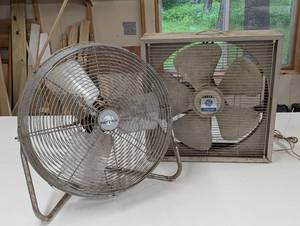 lot 184 image: Set of Fans - Need a Good Washing