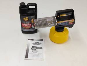 lot 155 image: Burgess Propane Powered Insect Fogger w 64oz Fogging Solution