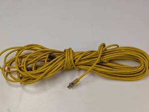 lot 160 image: 100 Ft 24 AWG Extension Cord - Yellow