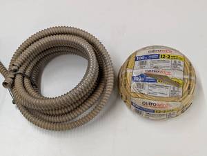 lot 120 image: Electrical Wire & Conduit - 100ft 12-2 NM-B
