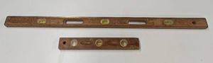 lot 124 image: Set of 2 Levels - 48 & 18 - Great Wood Grade Levels