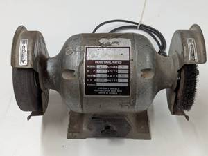 lot 136 image: Wilmar Bench Grinder - B-6 - 12Hp - 6 Wheels