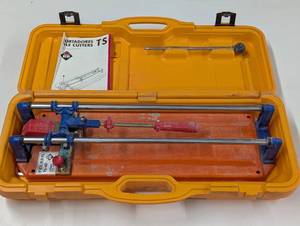 lot 117 image: Rubi Felker Ceramic Tile Cutter with Case - TS-40