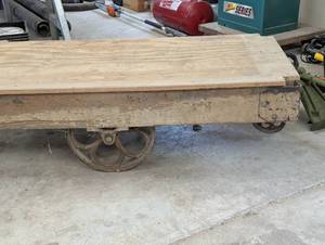 lot 377 image: 52 x 24 Nutting Cart - Original Wheels and Frame