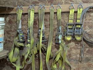 lot 353 image: Set of 6 - SmartStraps 2-in x 25-ft Ratchet Tie Down 5000-lb Break Strength