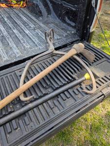 lot 322 image: Pair of Vintage Tools - Ice Hook & Hoe