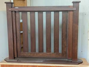 lot 386 image: Gate Keeper - Solid Wood Safety Gate - Adjustable