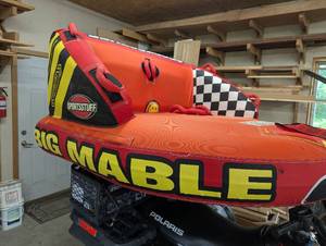 lot 390 image: Sportsstuff Inflatable Big Mable Sitting Two Person Towable Tube