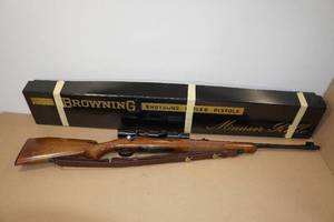 lot 7 image: Browning FN Hi-Power Safari Grade .270 Win Bolt-Action Rifle - Original Box