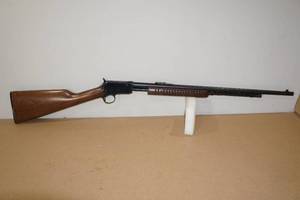 lot 15 image: 1958 Winchester Model 62A .22 SLLR Slide-Action Rifle