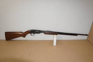 lot 16 image: 1938 Winchester Model 61 .22 SLLR Slide-Action Rifle