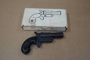lot 32 image: FMJ Firearms Model D .45 Cal Single Shot Pistol - Original Box