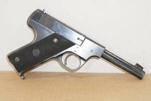 lot 33 image: Hi Standard Model B .22 LR Semi-Auto Pistol