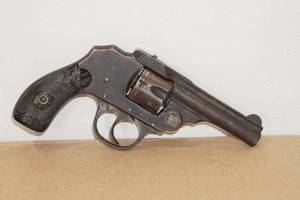 lot 39 image: Iver Johnson Lovell Safety Hammerless Automatic .38 Caliber Top-Break Revolver