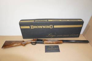 1973 Browning Liege 12 Gauge Over/Under Shotgun - Original Box - Grade I