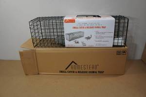 lot 62 image: Homestead Small Catch & Release Animal Trap - 24x7x7