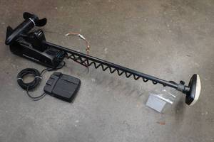 lot 66 image: Minn-Kota Power Drive 40lb Thrust Foot Control Bow Mount Trolling Motor
