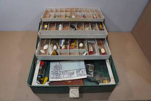 lot 127 image: Tackle Box with Assorted Tackle