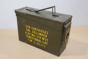 lot 155 image: Metal Ammo Box