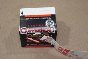 lot 160 image: Vintage Crosman Copperhead Premium Grade BBs - 1500