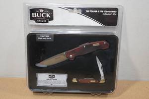 lot 250 image: Buck Knives Folder & Solo Combo Knife Set