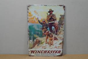 lot 286 image: Novelty Metal Sign - Winchester