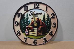 lot 292 image: Hamms Beer Retro Style Tavern Clock