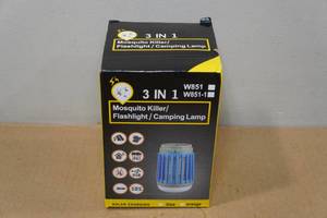 lot 294 image: 3-In-1 Mosquito KillerFlashlightCamp Light