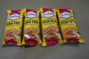 lot 328 image: 4 Louisiana New Orleans Style Fish Fry Breading Mix