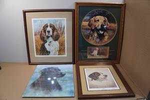 lot 338 image: 4 Dog Prints