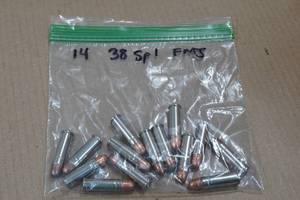 lot 350 image: 14 .38 Special FMJ Ammo