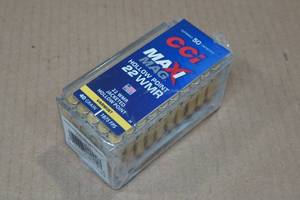 lot 396 image: 50 CCI Maxi Mag .22 WMR 40 Gr JHP Ammo