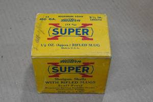 lot 398 image: 23 Western Super X .410 Bore 2-12 Rifled Slugs