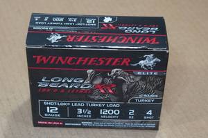 lot 438 image: 10 Winchester Long Beard 12 Gauge 3-12 4 Shot Turkey Shotshells