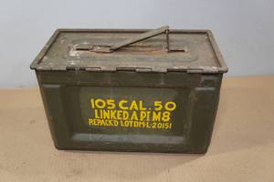 lot 440 image: Metal Ammo Box
