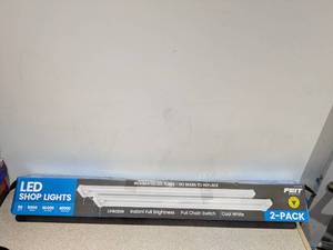 lot 12 image: FEIT ELECTRIC LED SHOP LIGHTS 2PK.
