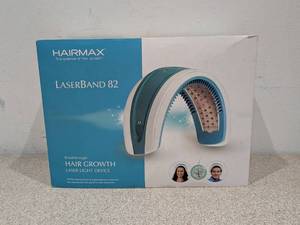 lot 34 image: HAIRMAX LASERBAND 82 HAIR GROWTH LASER LIGHT DEVICE