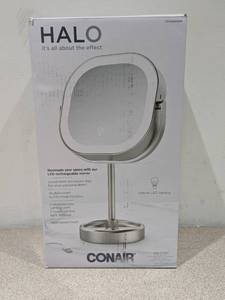 lot 37 image: CONAIR HALO LED RECHARGEABLE MIRROR