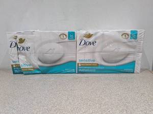 lot 59 image: 2PKS. DOVE SENSITIVE BAR SOAP (16 PER PACK)