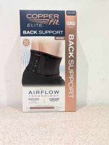 lot 62 image: COPPER FIT ELITE BACK SUPPORT