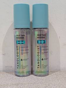 lot 64 image: 2 TANOLOGIST SELF TAN MOUSSE (MEDIUM)