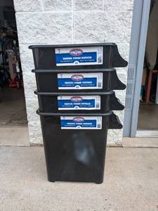 lot 101 image: 4 KINGSFORD CHARCOAL STORAGE DISPENSER