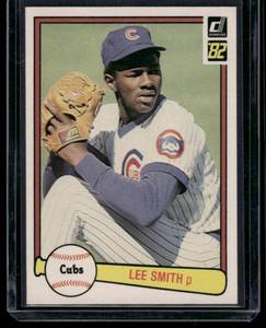 lot 116 image: Lee Smith RC   1982 Donruss #252 Chicago Cubs Baseball Card