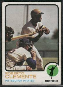 lot 35 image: Roberto Clemente    1973 Topps #50 Pittsburgh Pirates Baseball Card