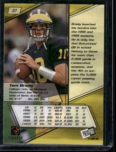 Tom Brady RC   2000 Press Pass #37 New England Patriots Football Card