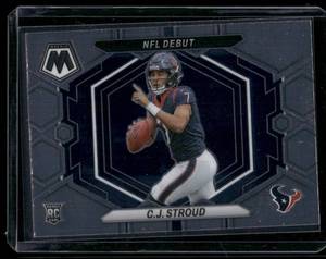 lot 181 image: C.J. Stroud RC   2023 Panini Mosaic #ND-3 Houston Texans Football Card