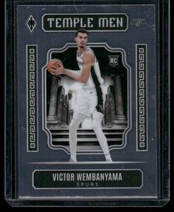 lot 8 image: Victor Wembanyama RC   2024 Phoeniz Temple Men #7 San Antonio Spurs Basketball Card
