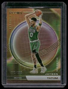lot 202 image: Jayson Tatum  172299  2023 Recon #177 Boston Celtics Basketball Card