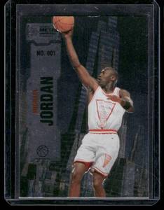 lot 219 image: Michael Jordan    2022 Skybox Metal Universe #1 Chicago Bulls Basketball Card